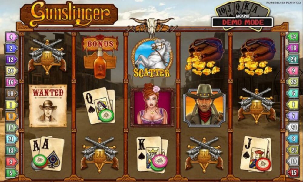 Play'n Go gunslinger reloaded slot bonuses games free spins