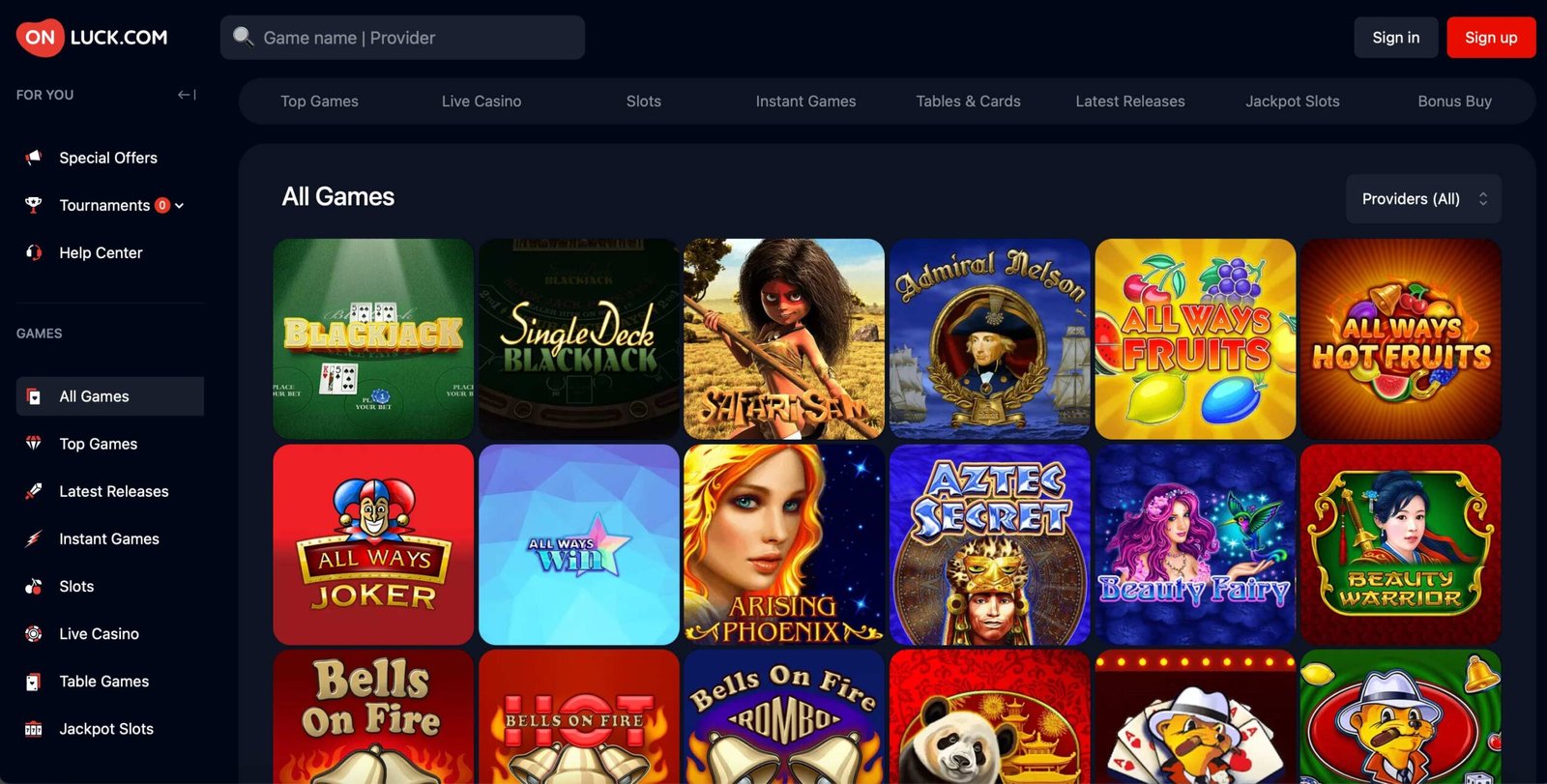 Get 100% up to €6000 + 100 Free Spins with OnLuck Casino Welcome Bonus 7 onluck-casino-games-video-slots-jennycasino