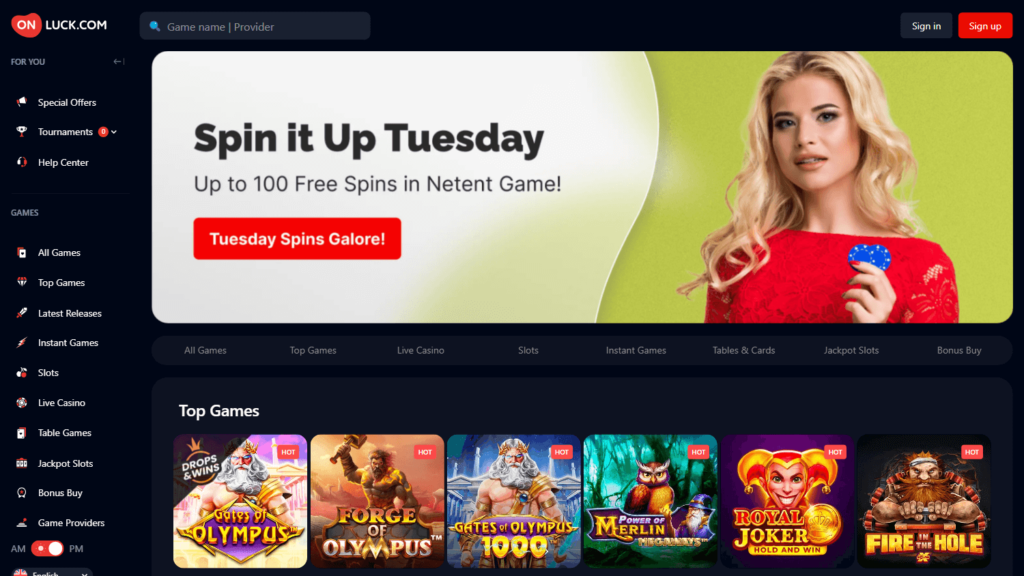 registration-onluck-casino-welcome-bonus-jennycasino
