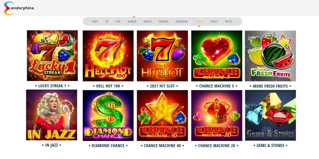 Endorphina slots jennycasino.com