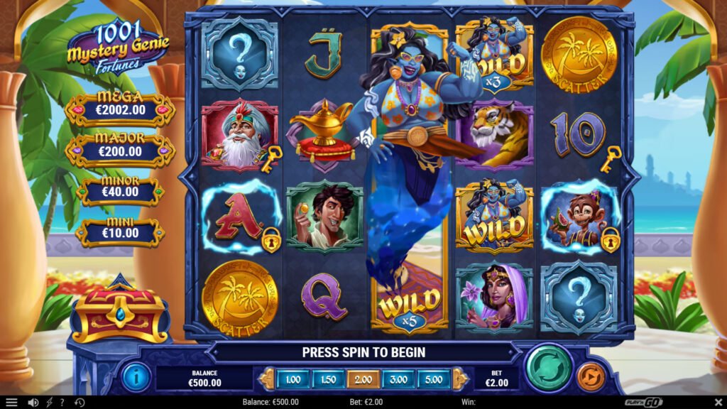 1001 Mystery Genie Fortunes slot jennycasino.com