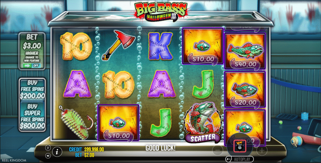 Big Bass Halloween 3 slot jennycasino.com