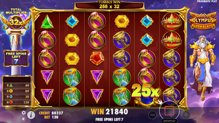 Gates of Olympus Super Scatter slot jennycasino.com