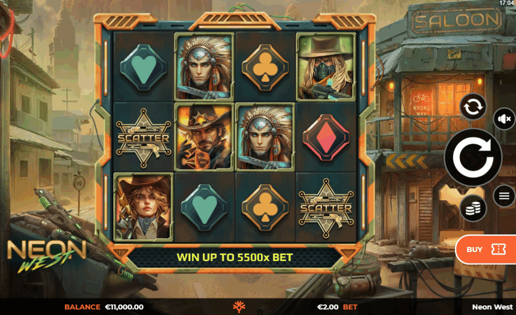 Neon West slot jennycasino.com