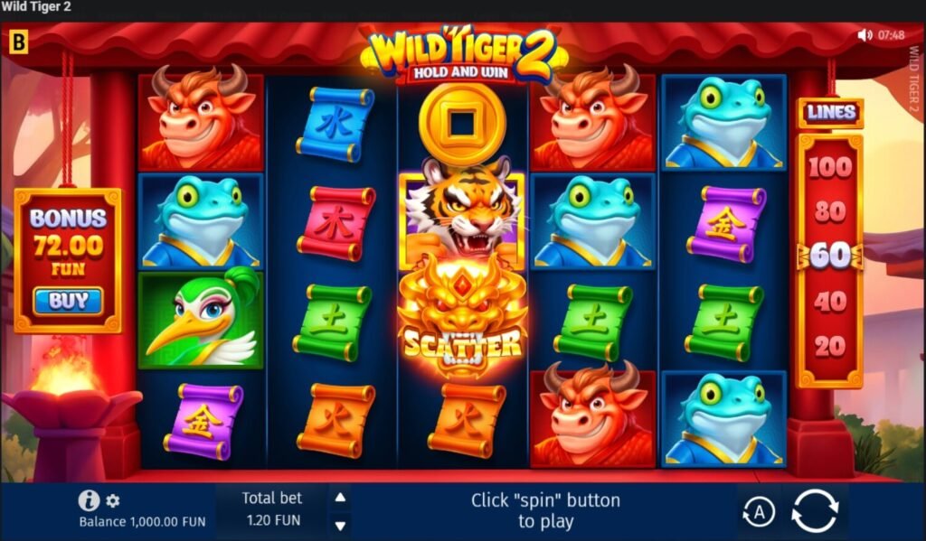 Wild Tiger 2 slot jennycasino.com