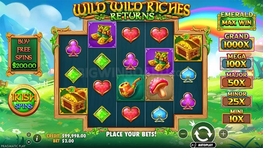 Wild Wild Riches Returns slot jennycasino.com