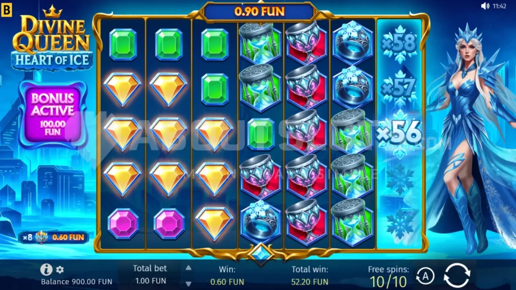 Queen Divine Heart of Ice slot jennycasino.com