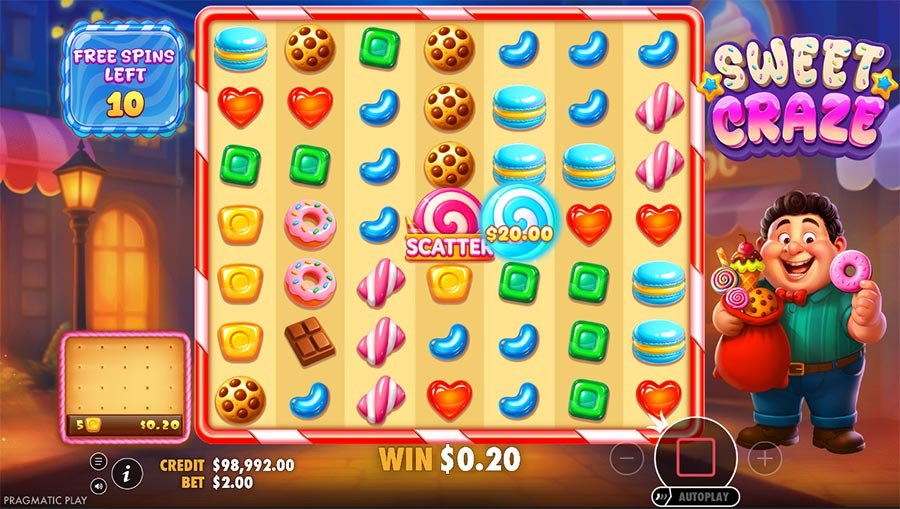 Sweet Craze slot win jennycasino.com
