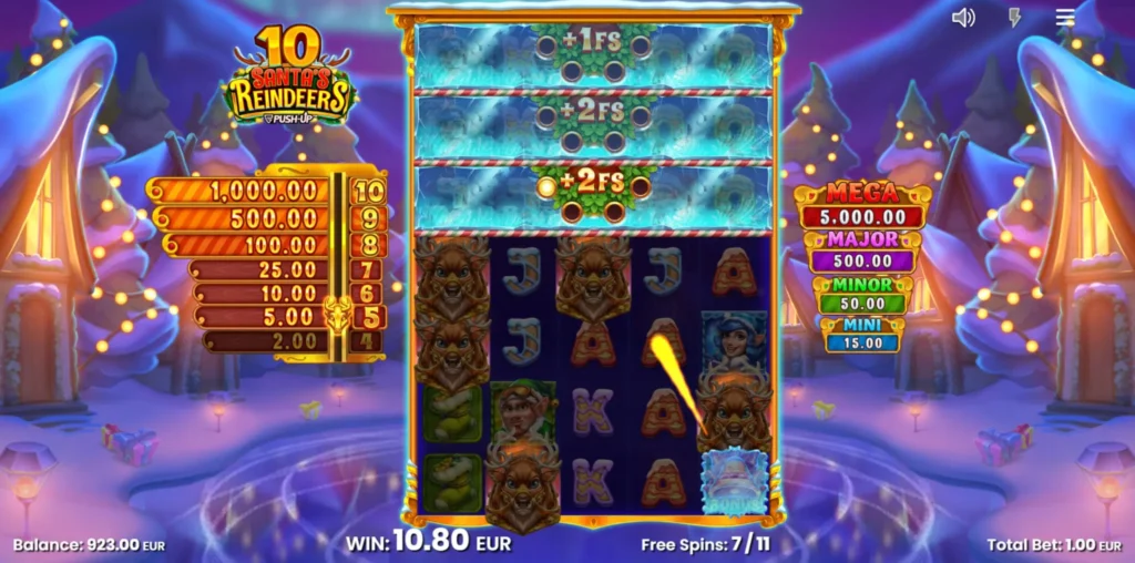 10 Santa’s Reindeers slot jennycasino.com