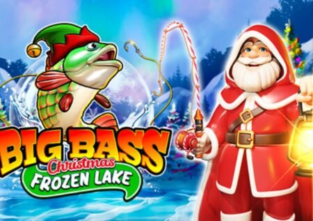 Big Bass Christmas Frozen Lake
