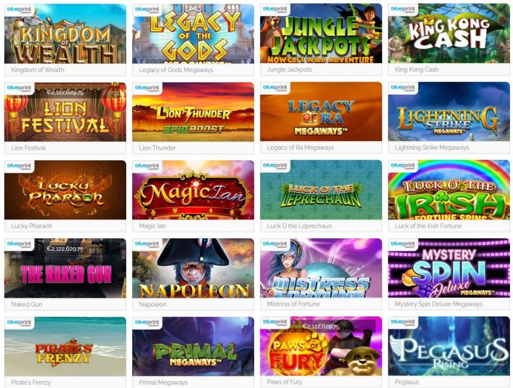 Blueprint Gaming slots jennycasino.com