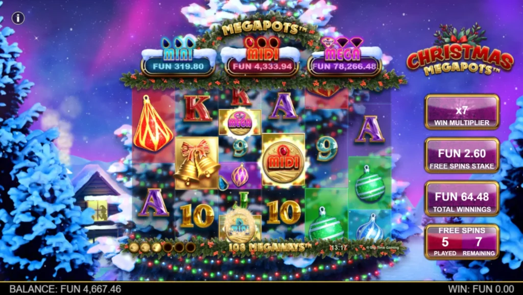 Christmas Megapots slot jennycasino.com