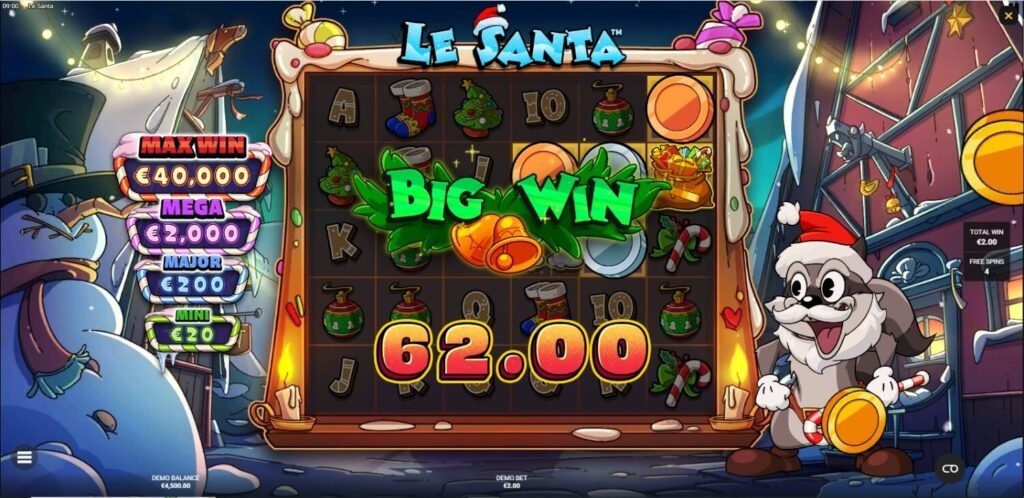 Le Santa 5 Le Santa slot win jennycasino.com