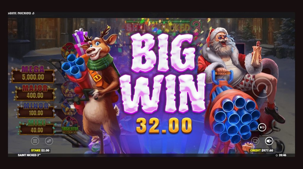 Saint Nicked 3 slot win jennycasino.com