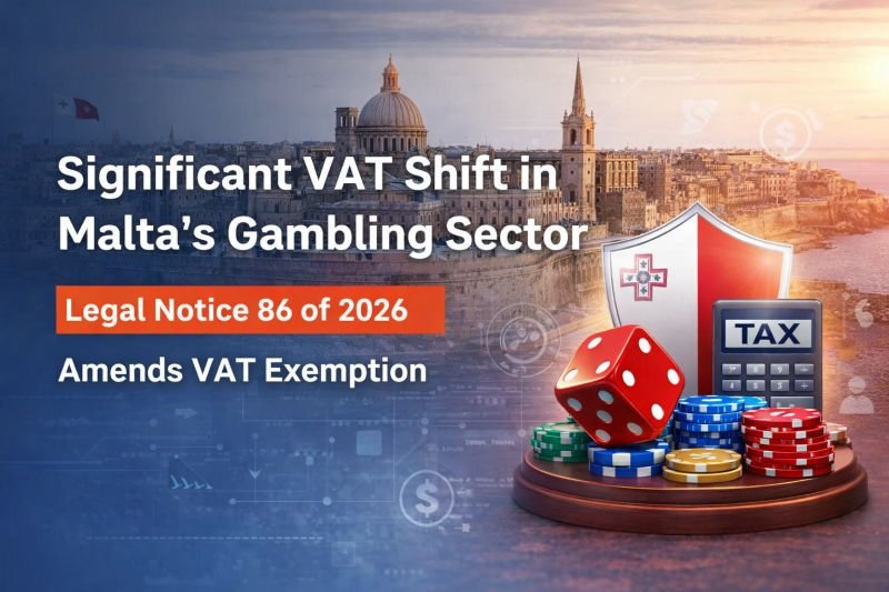 Malta Narrowing VAT Exemption for Online Gambling: Technical, Fiscal, and Regulatory Compliance Framework 2 malta mga vat exemption removal regulatory compliance jennycasino.com